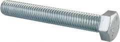 Value Collection - 1/2-13 UNC, 3-1/2" Length Under Head Hex Head Cap Screw - Fully Threaded, Grade 2 Steel, Zinc-Plated Finish, 3/4" Hex - Benchmark Tooling