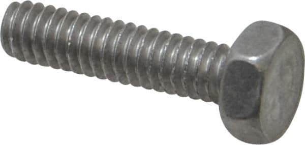Value Collection - 1/4-20 UNC, 1" Length Under Head Hex Head Cap Screw - Grade 2024T4 Aluminum, 7/16" Hex - Benchmark Tooling