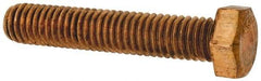 Value Collection - 3/8-16 UNC, 2" Length Under Head Hex Head Cap Screw - Silicon Bronze, 9/16" Hex - Benchmark Tooling