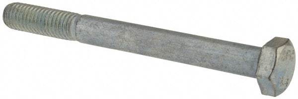 Value Collection - M8x1.25mm Metric Coarse, 80mm Length Under Head Hex Head Cap Screw - Partially Threaded, Grade 8.8 Steel, Zinc-Plated Finish, 13mm Hex - Benchmark Tooling