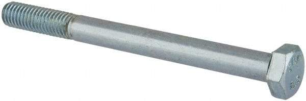 Value Collection - M8x1.25mm Metric Coarse, 90mm Length Under Head Hex Head Cap Screw - Partially Threaded, Grade 8.8 Steel, Zinc-Plated Finish, 13mm Hex - Benchmark Tooling