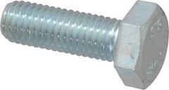 Value Collection - M10x1.50mm Metric Coarse, 30mm Length Under Head Hex Head Cap Screw - Fully Threaded, Grade 8.8 Steel, Zinc-Plated Finish, 17mm Hex - Benchmark Tooling