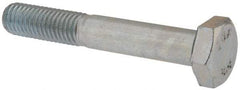 Value Collection - M10x1.50mm Metric Coarse, 65mm Length Under Head Hex Head Cap Screw - Partially Threaded, Grade 8.8 Steel, Zinc-Plated Finish, 17mm Hex - Benchmark Tooling