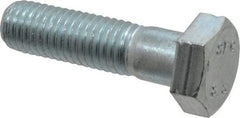 Value Collection - M12x1.75mm Metric Coarse, 45mm Length Under Head Hex Head Cap Screw - Partially Threaded, Grade 8.8 Steel, Zinc-Plated Finish, 19mm Hex - Benchmark Tooling