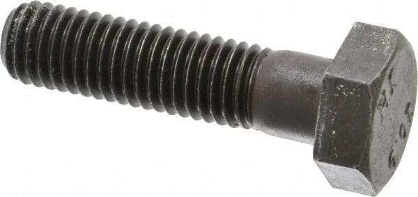 Value Collection - M10x1.50mm Metric Coarse, 40mm Length Under Head Hex Head Cap Screw - Partially Threaded, Grade 10.9 Steel, Black Oxide Finish, 17mm Hex - Benchmark Tooling