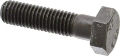 Value Collection - M10x1.50mm Metric Coarse, 40mm Length Under Head Hex Head Cap Screw - Partially Threaded, Grade 10.9 Steel, Black Oxide Finish, 17mm Hex - Benchmark Tooling