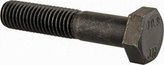 Value Collection - M12x1.75mm Metric Coarse, 60mm Length Under Head Hex Head Cap Screw - Partially Threaded, Grade 10.9 Steel, Black Oxide Finish, 19mm Hex - Benchmark Tooling