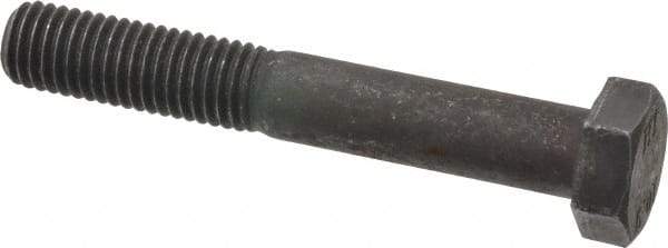 Value Collection - M12x1.75mm Metric Coarse, 80mm Length Under Head Hex Head Cap Screw - Partially Threaded, Grade 10.9 Steel, Black Oxide Finish, 19mm Hex - Benchmark Tooling