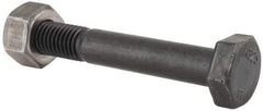 Value Collection - 5/8-11 Thread, 4" Length Under Head, Steel Hex Head Bolt - Uncoated, UNC Thread, ASTM A325 - Benchmark Tooling