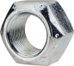 Value Collection - 1-14 UNF Grade C Hex Lock Nut with Distorted Thread - 1-1/2" Width Across Flats, 7/8" High, Cadmium Clear-Plated Finish - Benchmark Tooling