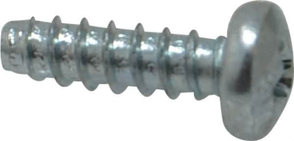Value Collection - #8 Pan Head Phillips Sheet Metal Screw - Steel, 1/2" Length Under Head, Grade 2 - Benchmark Tooling
