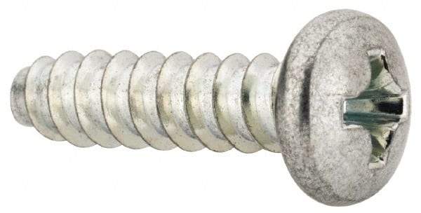 Value Collection - #8 Pan Head Phillips Sheet Metal Screw - Steel, 5/8" Length Under Head, Grade 2 - Benchmark Tooling