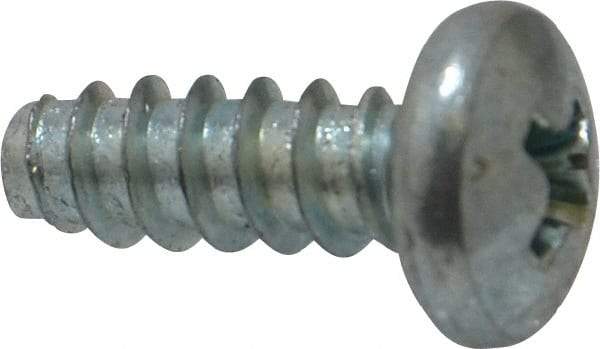 Value Collection - #10 Pan Head Phillips Sheet Metal Screw - Steel, 1/2" Length Under Head, Grade 2 - Benchmark Tooling