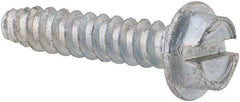 Value Collection - #8 Hex Washer Head Slotted Sheet Metal Screw - Steel, 3/4" Length Under Head, Grade 2 - Benchmark Tooling