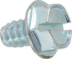 Value Collection - 5/16" Hex Washer Head Slotted Sheet Metal Screw - Steel, 1/2" Length Under Head, Grade 2 - Benchmark Tooling