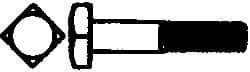 Value Collection - 1/2-13" UNC, 6" Length Under Head Square Head Bolt - Grade 2 Steel, Uncoated - Benchmark Tooling