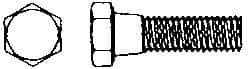 Value Collection - 3/8-16 Thread, 6" Length Under Head, Steel Hex Head Bolt - Hot Dipped Galvanized Coated, UNC Thread, ASTM A307, Grade 2 - Benchmark Tooling