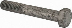 Value Collection - 3/8-16 Thread, 2-1/2" Length Under Head, Steel Hex Head Bolt - Hot Dipped Galvanized Coated, 9/16" Hex, UNC Thread, ANSI/ASME B18.2.2 & ASME B18.2.1, Grade 2 - Benchmark Tooling