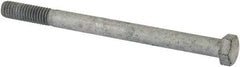 Value Collection - 3/8-16 Thread, 5" Length Under Head, Steel Hex Head Bolt - Hot Dipped Galvanized Coated, UNC Thread, ASTM A307, Grade 2 - Benchmark Tooling