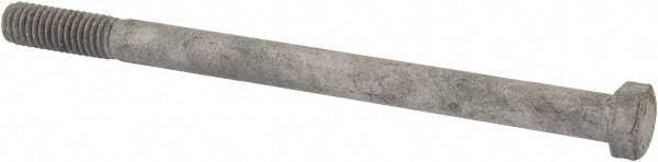 Value Collection - 3/8-16 Thread, 5-1/2" Length Under Head, Steel Hex Head Bolt - Hot Dipped Galvanized Coated, UNC Thread, ASTM A307, Grade 2 - Benchmark Tooling