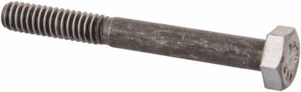 Value Collection - 1/4-20 Thread, 2-1/4" Length Under Head, Steel Hex Head Bolt - Uncoated, UNC Thread, ASTM A307, Grade 2 - Benchmark Tooling