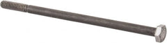 Value Collection - 1/4-20 Thread, 5" Length Under Head, Steel Hex Head Bolt - Uncoated, UNC Thread, ASTM A307, Grade 2 - Benchmark Tooling