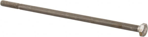 Value Collection - 1/4-20 Thread, 6" Length Under Head, Steel Hex Head Bolt - Uncoated, UNC Thread, ASTM A307, Grade 2 - Benchmark Tooling