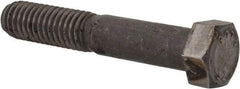 Value Collection - 7/16-14 Thread, 2-1/2" Length Under Head, Steel Hex Head Bolt - Uncoated, UNC Thread, ASTM A307, Grade 2 - Benchmark Tooling