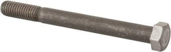 Value Collection - 1/2-13 Thread, 5" Length Under Head, Steel Hex Head Bolt - Uncoated, UNC Thread, ASTM A307, Grade 2 - Benchmark Tooling