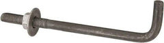 Value Collection - 5/8-11, 10" OAL Bent Anchor Bolt - Grade 2 Steel - Benchmark Tooling