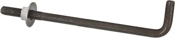 Value Collection - 5/8-11, 12" OAL Bent Anchor Bolt - Grade 2 Steel - Benchmark Tooling