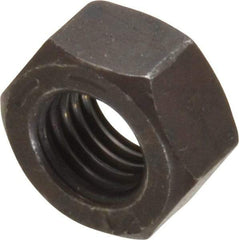 Value Collection - 5/16-24 UNF Steel Right Hand Hex Nut - 1/2" Across Flats, 17/64" High, Uncoated - Benchmark Tooling