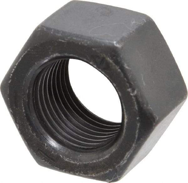 Value Collection - 5/8-18 UNF Steel Right Hand Hex Nut - 15/16" Across Flats, 35/64" High, Black Oxide Finish - Benchmark Tooling