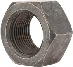 Value Collection - 1-14 UNS Steel Right Hand Hex Nut - 1-1/2" Across Flats, 55/64" High, Black Oxide Finish - Benchmark Tooling