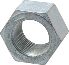 Value Collection - 7/8-14 UNF Steel Right Hand Hex Nut - 1-5/16" Across Flats, 3/4" High, Zinc-Plated Finish - Benchmark Tooling