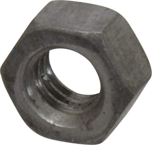 Value Collection - 5/16-18 UNC Steel Right Hand Hex Nut - 1/2" Across Flats, 0.2656" High, Uncoated - Benchmark Tooling