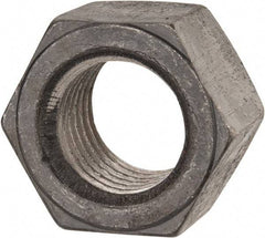 Value Collection - 1-1/4 - 7 UN Steel Right Hand Hex Nut - 1-7/8" Across Flats, 1-1/16" High, Uncoated - Benchmark Tooling