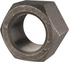 Value Collection - 2-1/2 - 12 UN Steel Right Hand Hex Nut - 3-3/4" Across Flats, 2-9/64" High, Uncoated - Benchmark Tooling