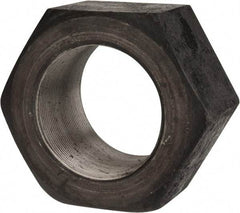 Value Collection - 3-12 UN Steel Right Hand Hex Nut - 4-1/2" Across Flats, 2-37/64" High, Uncoated - Benchmark Tooling