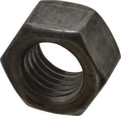 Value Collection - 3/4-10 UNC Steel Left Hand Hex Nut - 1-1/8" Across Flats, 41/64" High, Uncoated - Benchmark Tooling