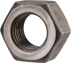 Value Collection - 7/16-20 UNF Steel Left Hand Hex Nut - 11/16" Across Flats, 3/8" High, Uncoated - Benchmark Tooling