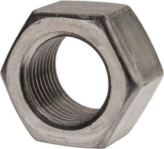 Value Collection - 3/4-16 UNF Steel Left Hand Hex Nut - 1-1/8" Across Flats, 41/64" High, Uncoated - Benchmark Tooling