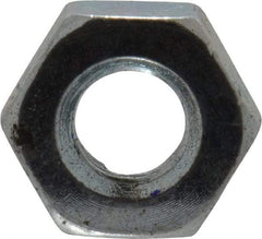 Value Collection - M3x0.50 Steel Right Hand Hex Nut - 5.5mm Across Flats, 2.4mm High, Zinc-Plated Finish - Benchmark Tooling