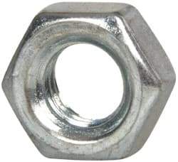 Value Collection - M6x1.00 Metric Coarse Steel Right Hand Hex Nut - 10mm Across Flats, 5mm High, Zinc-Plated Finish - Benchmark Tooling