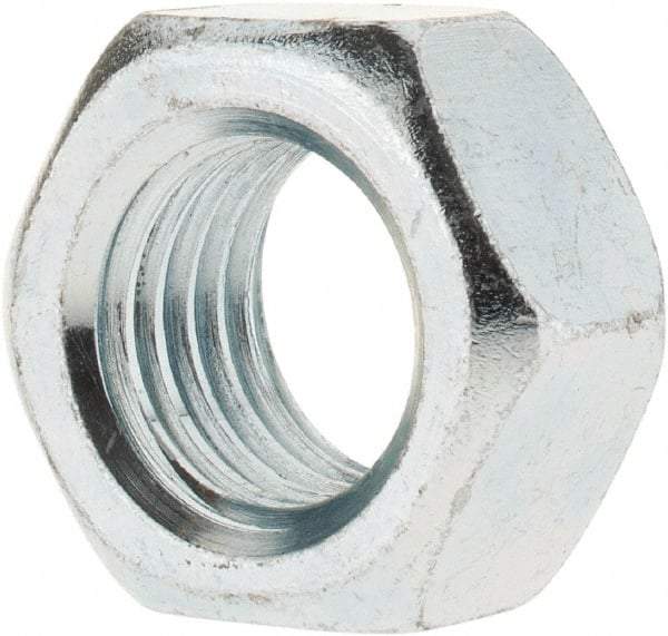 Value Collection - M20x2.50 Steel Right Hand Hex Nut - 30mm Across Flats, 16mm High, Zinc-Plated Finish - Benchmark Tooling