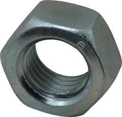 Value Collection - M24x3.00 Steel Right Hand Hex Nut - 36mm Across Flats, 19mm High, Zinc-Plated Finish - Benchmark Tooling