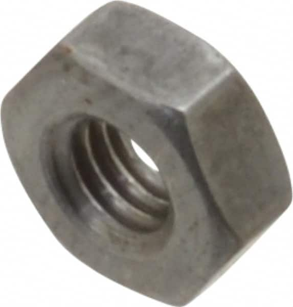 Value Collection - M3x0.50 Steel Right Hand Hex Nut - 5.5mm Across Flats, 2.4mm High, Uncoated - Benchmark Tooling