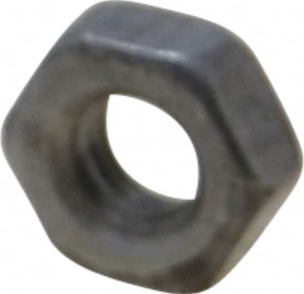 Value Collection - M4x0.70 Steel Right Hand Hex Nut - 7mm Across Flats, 3.2mm High, Uncoated - Benchmark Tooling