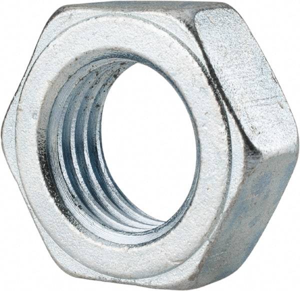 Value Collection - 1-1/4 - 7 UN Steel Right Hand Hex Jam Nut - 1-7/8" Across Flats, 23/32" High, Uncoated - Benchmark Tooling