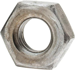 Value Collection - 1/4-28 UNF Steel Left Hand Hex Jam Nut - 7/16" Across Flats, 5/32" High, Uncoated - Benchmark Tooling